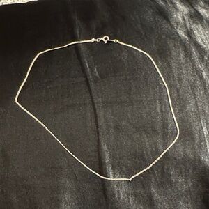 Elegant Silver Chain Necklace